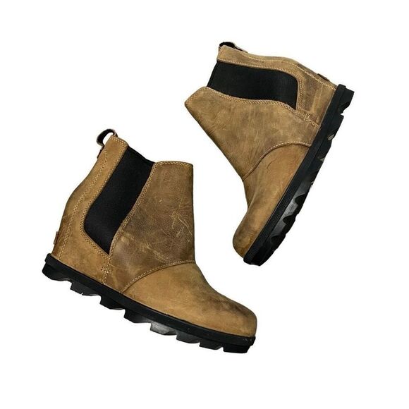 Sorel Joan of Arctic Chelsea Boots Booties 9 - Picture 1 of 7